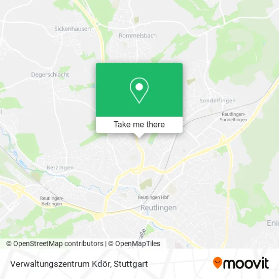 Карта Verwaltungszentrum Kdör