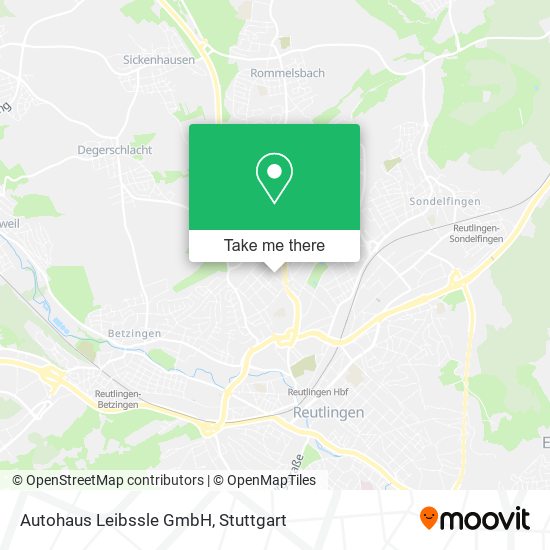 Autohaus Leibssle GmbH map