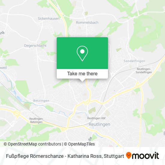 Fußpflege Römerschanze - Katharina Ross map