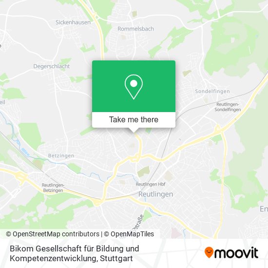 Bikom Gesellschaft für Bildung und Kompetenzentwicklung map