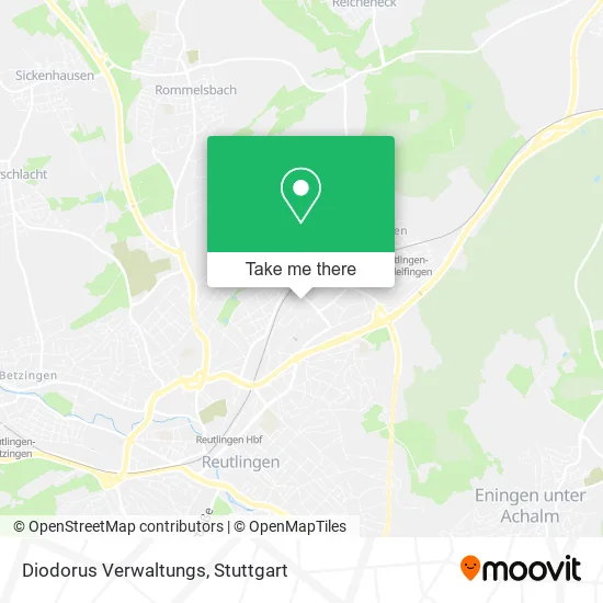 Карта Diodorus Verwaltungs