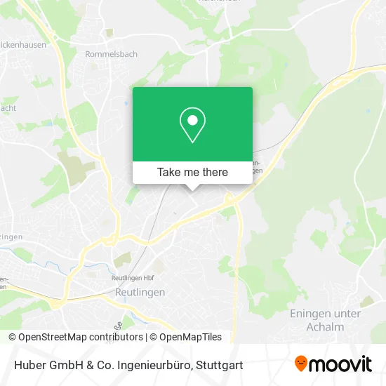 Карта Huber GmbH & Co. Ingenieurbüro