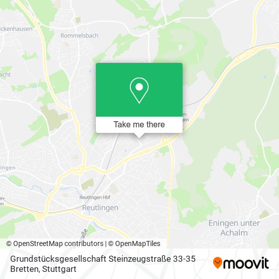 Grundstücksgesellschaft Steinzeugstraße 33-35 Bretten map