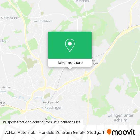 Карта A.H.Z. Automobil Handels Zentrum GmbH