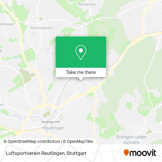 Luftsportverein Reutlingen map