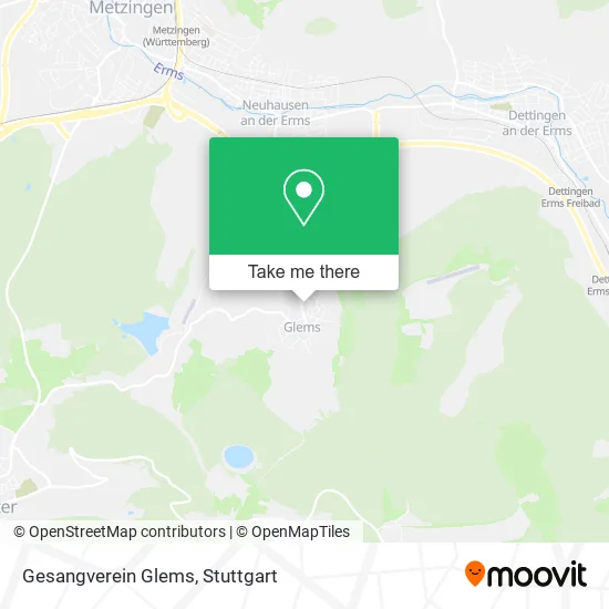 Карта Gesangverein Glems