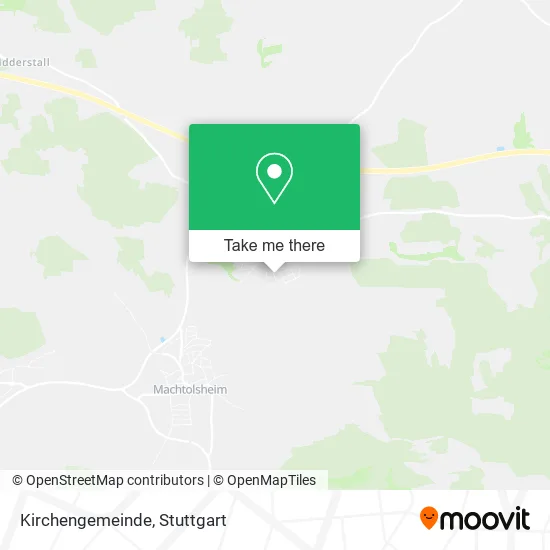 Карта Kirchengemeinde