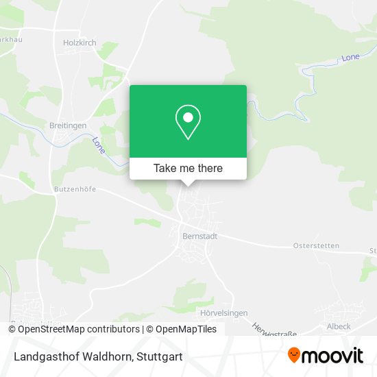 Landgasthof Waldhorn map