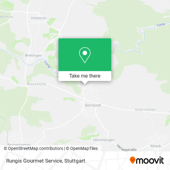 Карта Rungis Gourmet Service