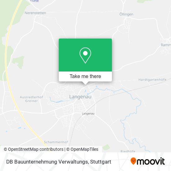 DB Bauunternehmung Verwaltungs map