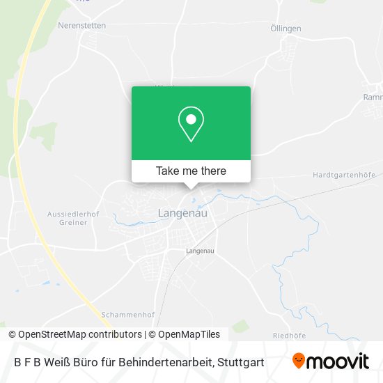 B F B Weiß Büro für Behindertenarbeit map