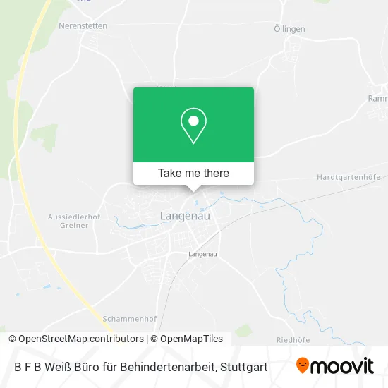 Карта B F B Weiß Büro für Behindertenarbeit