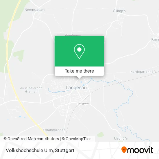 Карта Volkshochschule Ulm