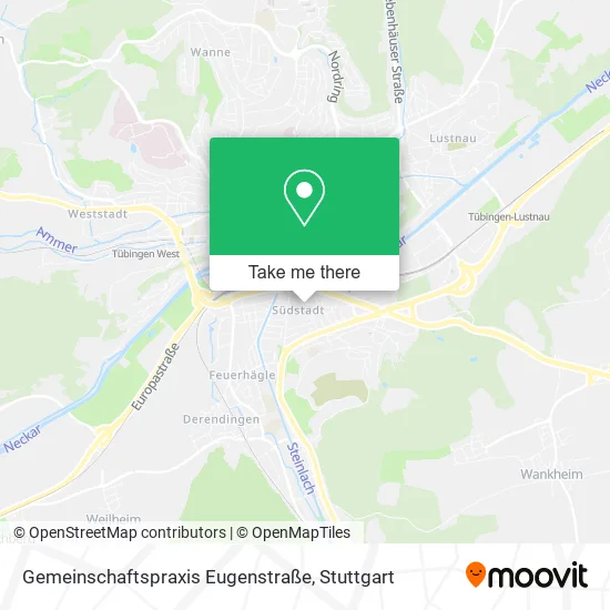 Карта Gemeinschaftspraxis Eugenstraße
