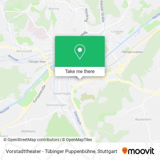 Vorstadttheater - Tübinger Puppenbühne map
