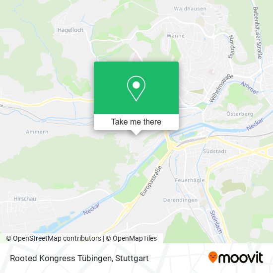 Rooted Kongress Tübingen map