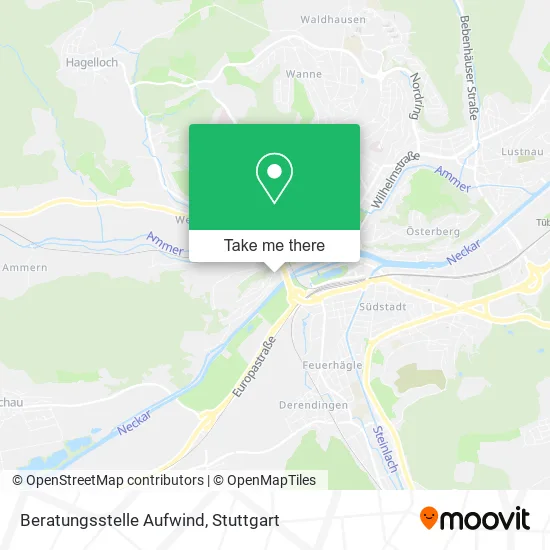 Карта Beratungsstelle Aufwind