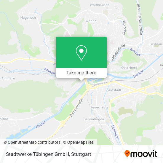 Stadtwerke Tübingen GmbH map