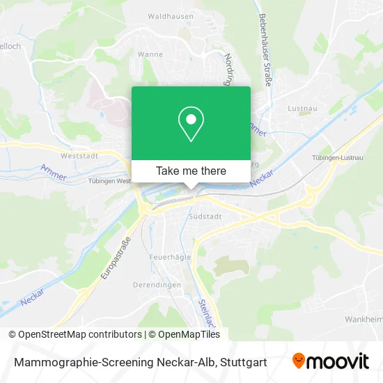 Карта Mammographie-Screening Neckar-Alb