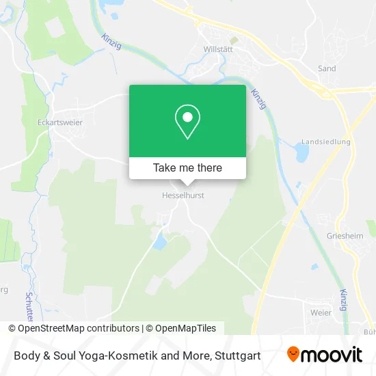 Карта Body & Soul Yoga-Kosmetik and More