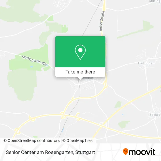 Карта Senior Center am Rosengarten
