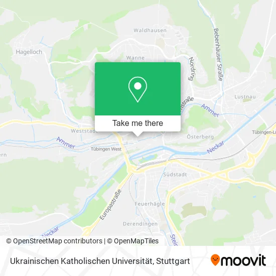 Карта Ukrainischen Katholischen Universität