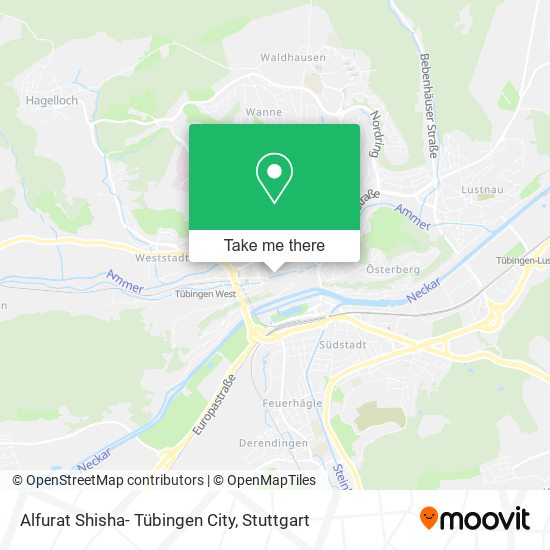 Alfurat Shisha- Tübingen City map