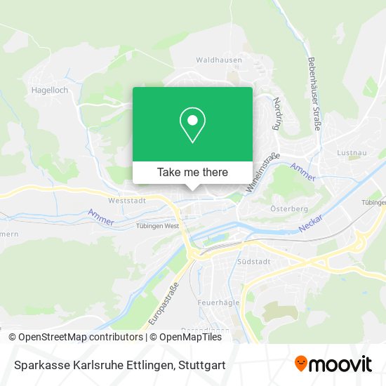 Sparkasse Karlsruhe Ettlingen map