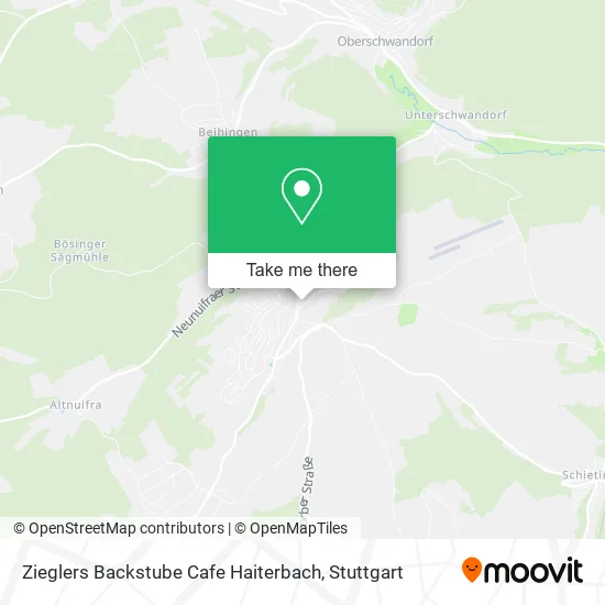 Карта Zieglers Backstube Cafe Haiterbach