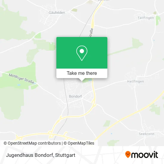 Карта Jugendhaus Bondorf