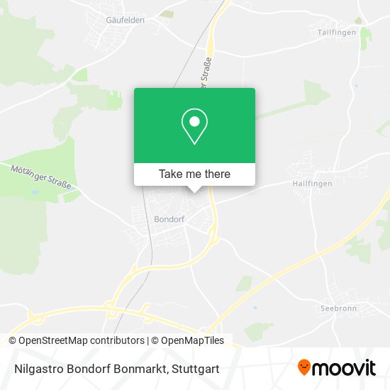 Nilgastro Bondorf Bonmarkt map