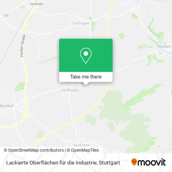 Карта Lackierte Oberflächen für die Industrie