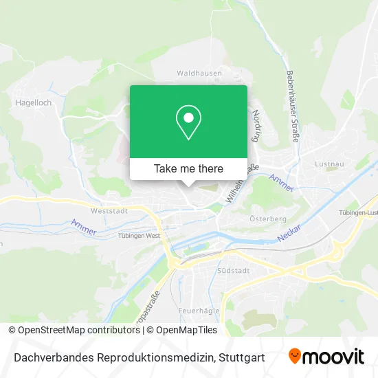 Карта Dachverbandes Reproduktionsmedizin