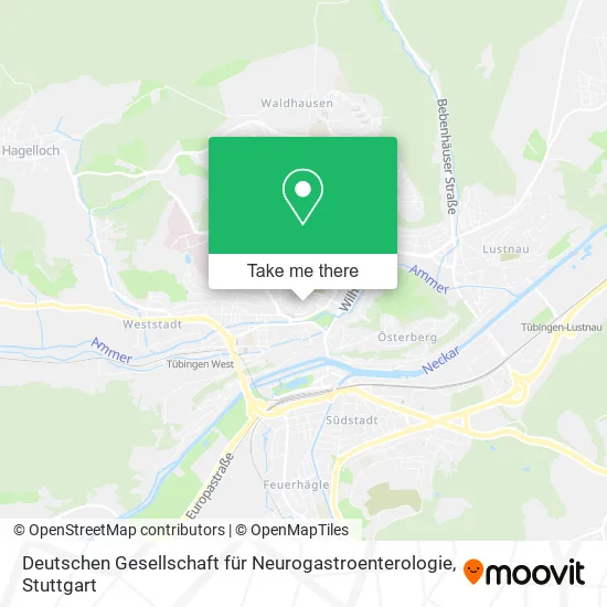 Карта Deutschen Gesellschaft für Neurogastroenterologie