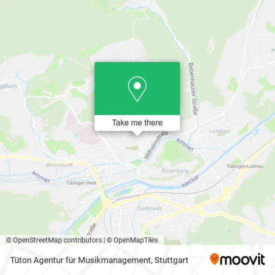 Карта Tüton Agentur für Musikmanagement