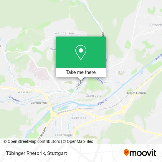 Карта Tübinger Rhetorik