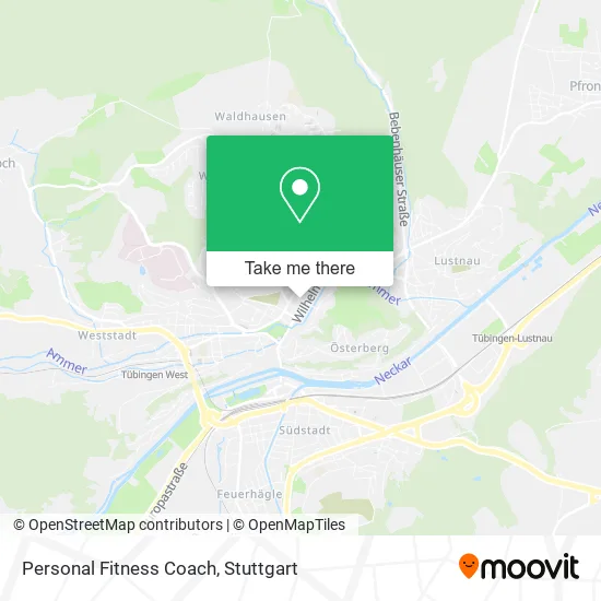 Personal Fitness Coach map