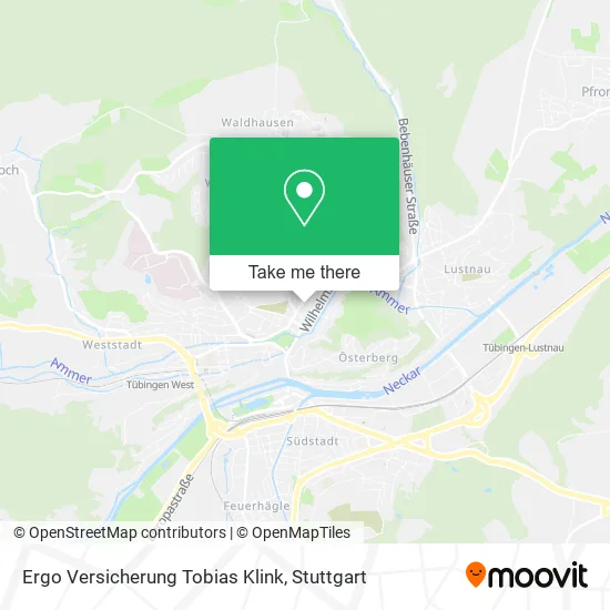 Карта Ergo Versicherung Tobias Klink