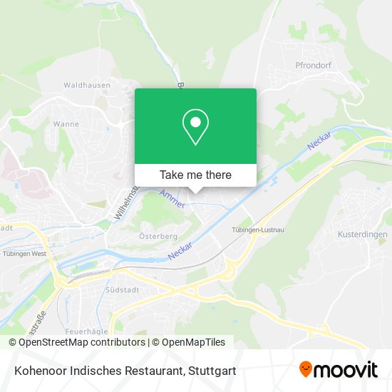 Kohenoor Indisches Restaurant map