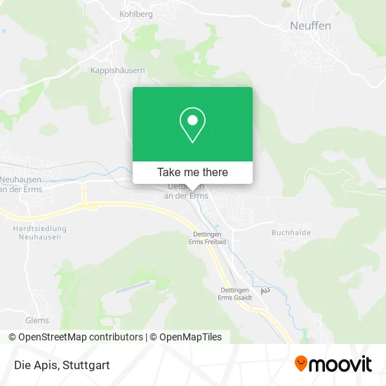 Карта Die Apis