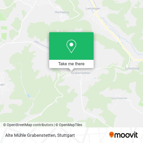 Alte Mühle Grabenstetten map