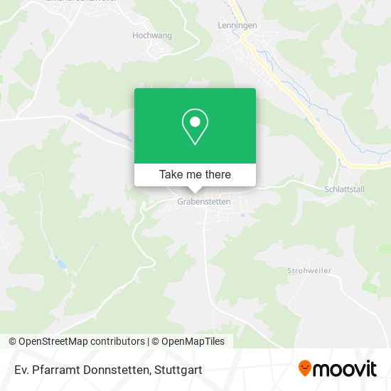 Ev. Pfarramt Donnstetten map