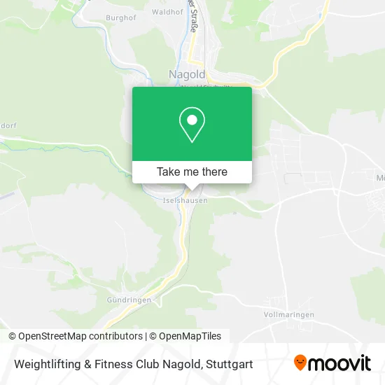 Карта Weightlifting & Fitness Club Nagold