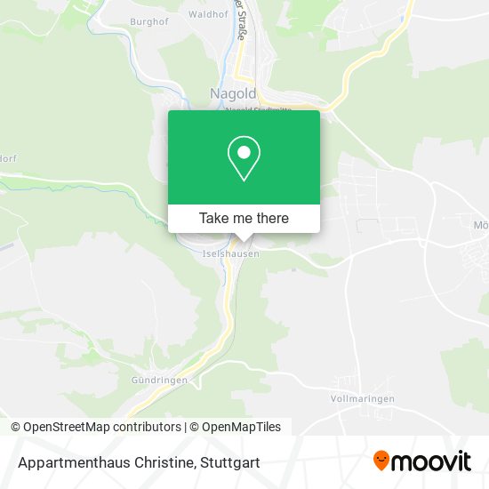 Appartmenthaus Christine map