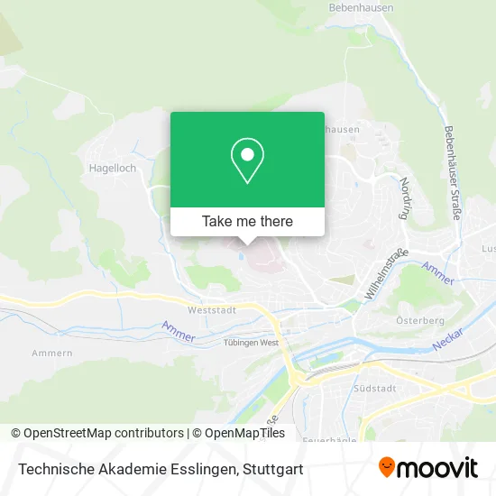 Карта Technische Akademie Esslingen