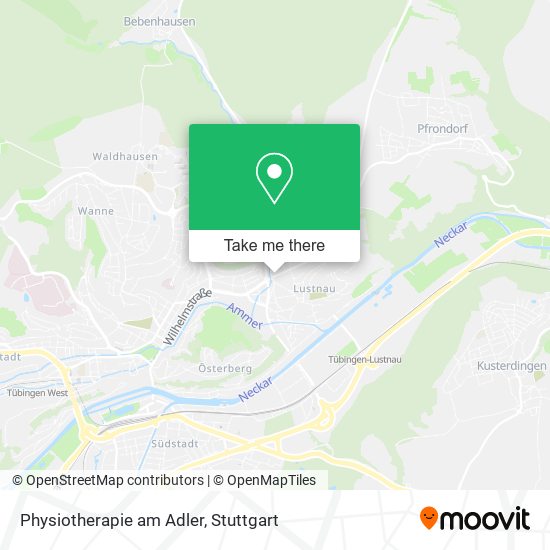 Physiotherapie am Adler map