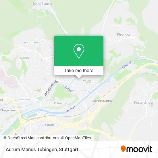 Карта Aurum Manus Tübingen