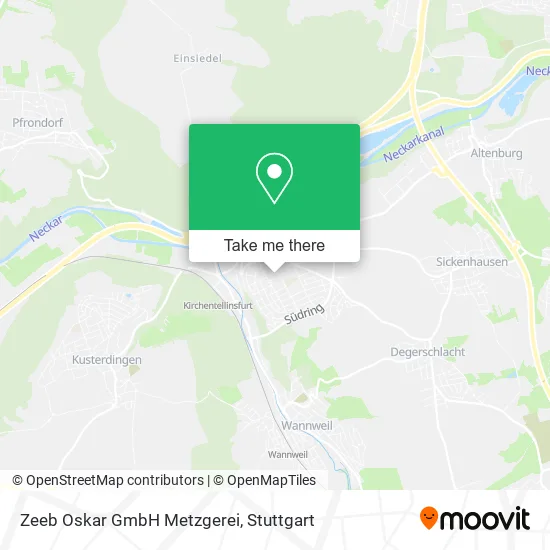 Карта Zeeb Oskar GmbH Metzgerei