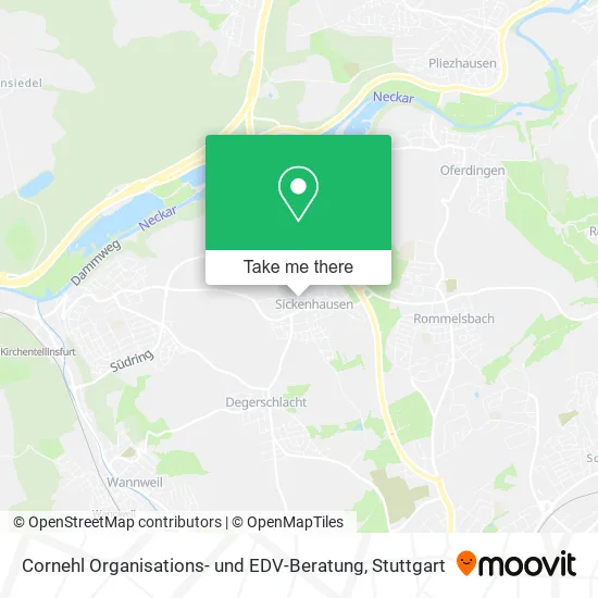 Карта Cornehl Organisations- und EDV-Beratung