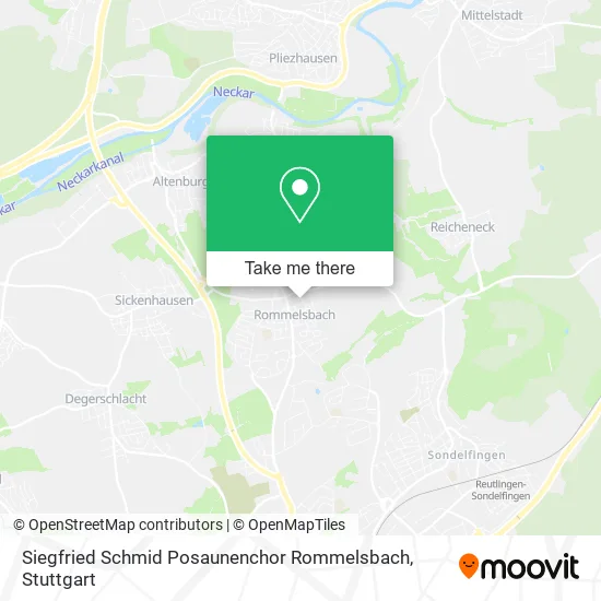 Карта Siegfried Schmid Posaunenchor Rommelsbach